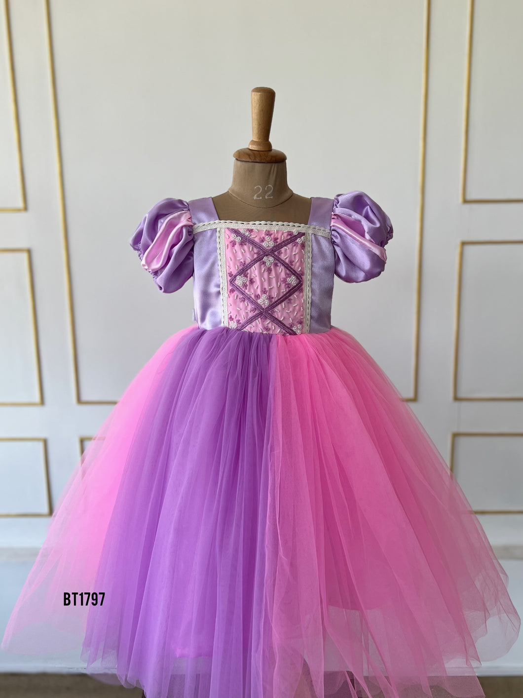 BT1797 Lilac Princess Enchantment Gown for Little Dreamers