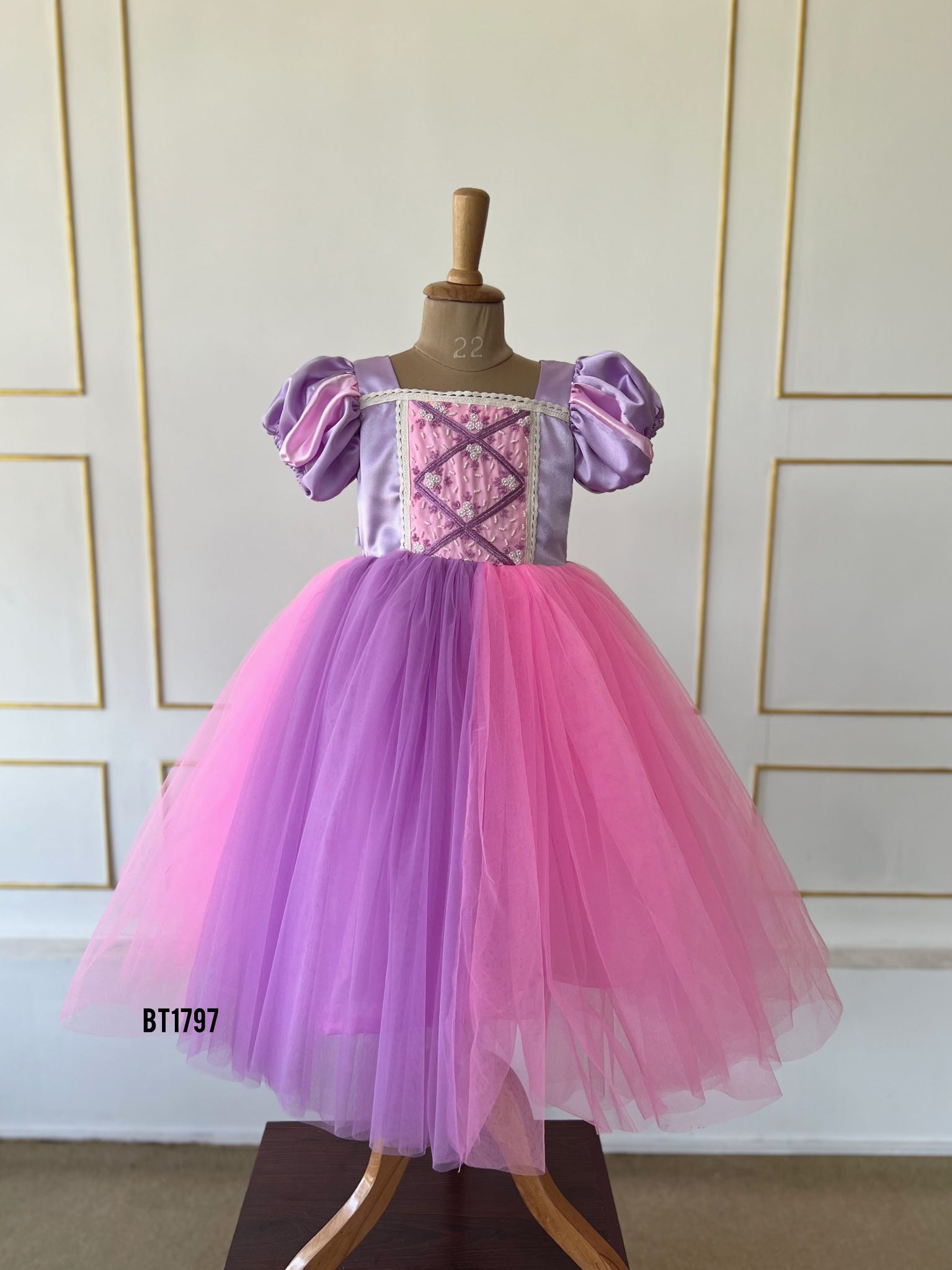 BT1797 Lilac Princess Enchantment Gown for Little Dreamers BabyTeen Fashion BT1797 Lilac Princess Enchantment Gown for Little Dreamers BabyTeen Fashion