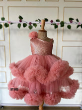 Load image into Gallery viewer, BT1800 Enchanted Pink Princess Gown - Baby Party Wear
