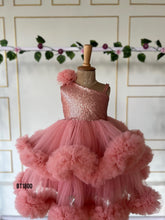 Load image into Gallery viewer, BT1800 Enchanted Pink Princess Gown - Baby Party Wear
