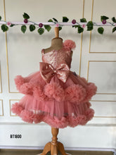 Load image into Gallery viewer, BT1800 Enchanted Pink Princess Gown - Baby Party Wear
