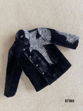 Load image into Gallery viewer, BT1960 Elegant Black Boys Party Wear Jacket with Embroidered Eagle 🦅
