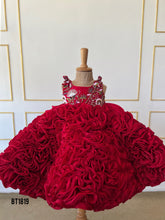 Load image into Gallery viewer, BT1819  Luxe Regal Crimson Bloom Gala Gown

