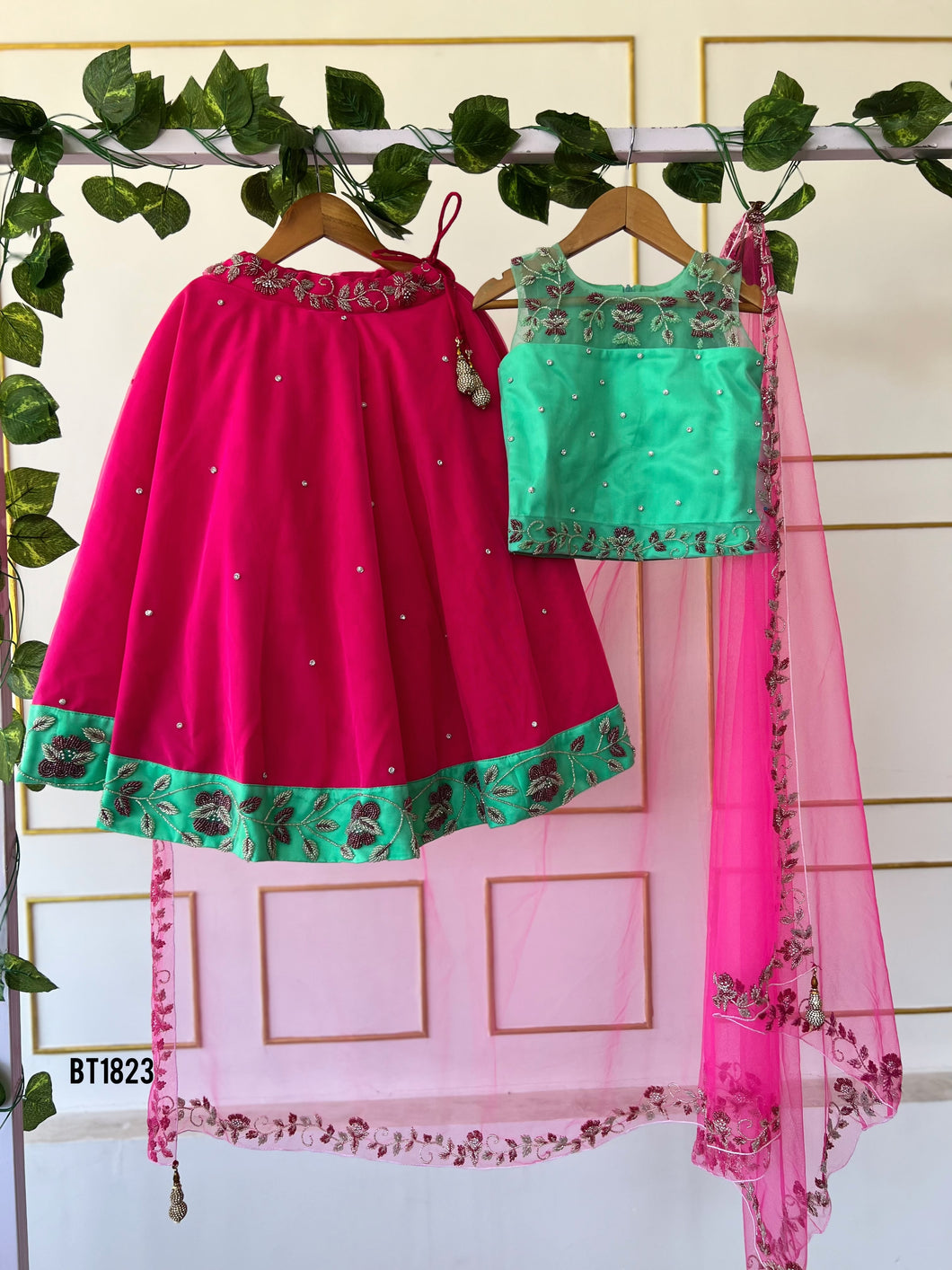 BT1823 Radiant Blossom: Kid's Festive Wear