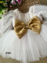 Load image into Gallery viewer, BT1827 Baptism Frock with Long Sleeves
