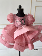Load image into Gallery viewer, BT1430 Pink Blossom: A Flutter of Elegance for Your Little Butterfly
