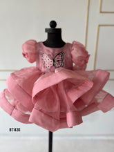 Load image into Gallery viewer, BT1430 Pink Blossom: A Flutter of Elegance for Your Little Butterfly
