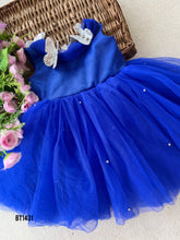 Load image into Gallery viewer, BT1431 Royal Rhapsody: A Sapphire Dream Dress for Little Ladies
