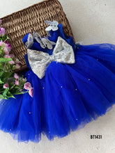 Load image into Gallery viewer, BT1431 Royal Rhapsody: A Sapphire Dream Dress for Little Ladies
