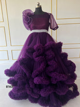 Load image into Gallery viewer, Bt1435  Heavy cloud Ruffle Statement Adult Gown
