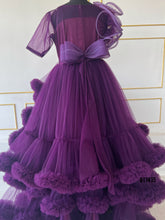 Load image into Gallery viewer, Bt1435  Heavy cloud Ruffle Statement Adult Gown
