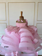 Load image into Gallery viewer, BT1849 Fluttering Fantasy: Enchanted Garden Pink Butterfly Dress
