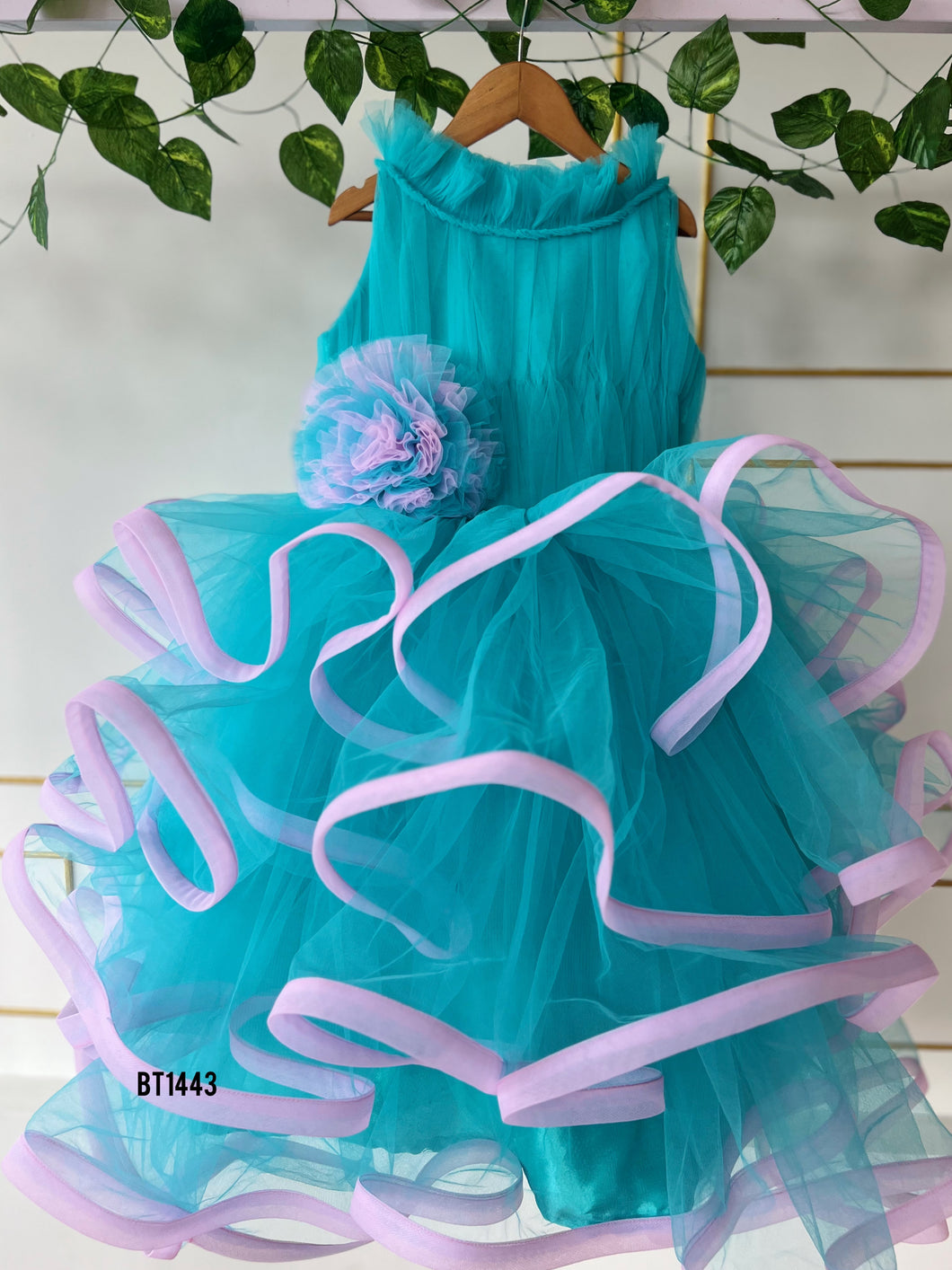 BT1443 Crinoline Lace Bouncy Birthday Frock