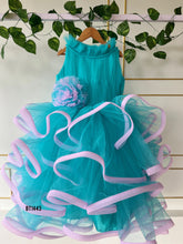 Load image into Gallery viewer, BT1443 Crinoline Lace Bouncy Birthday Frock
