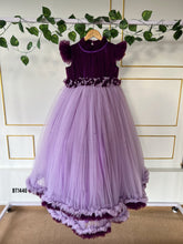 Load image into Gallery viewer, Bt1446 Lavender and Purple Combo Party Wear Long Gown
