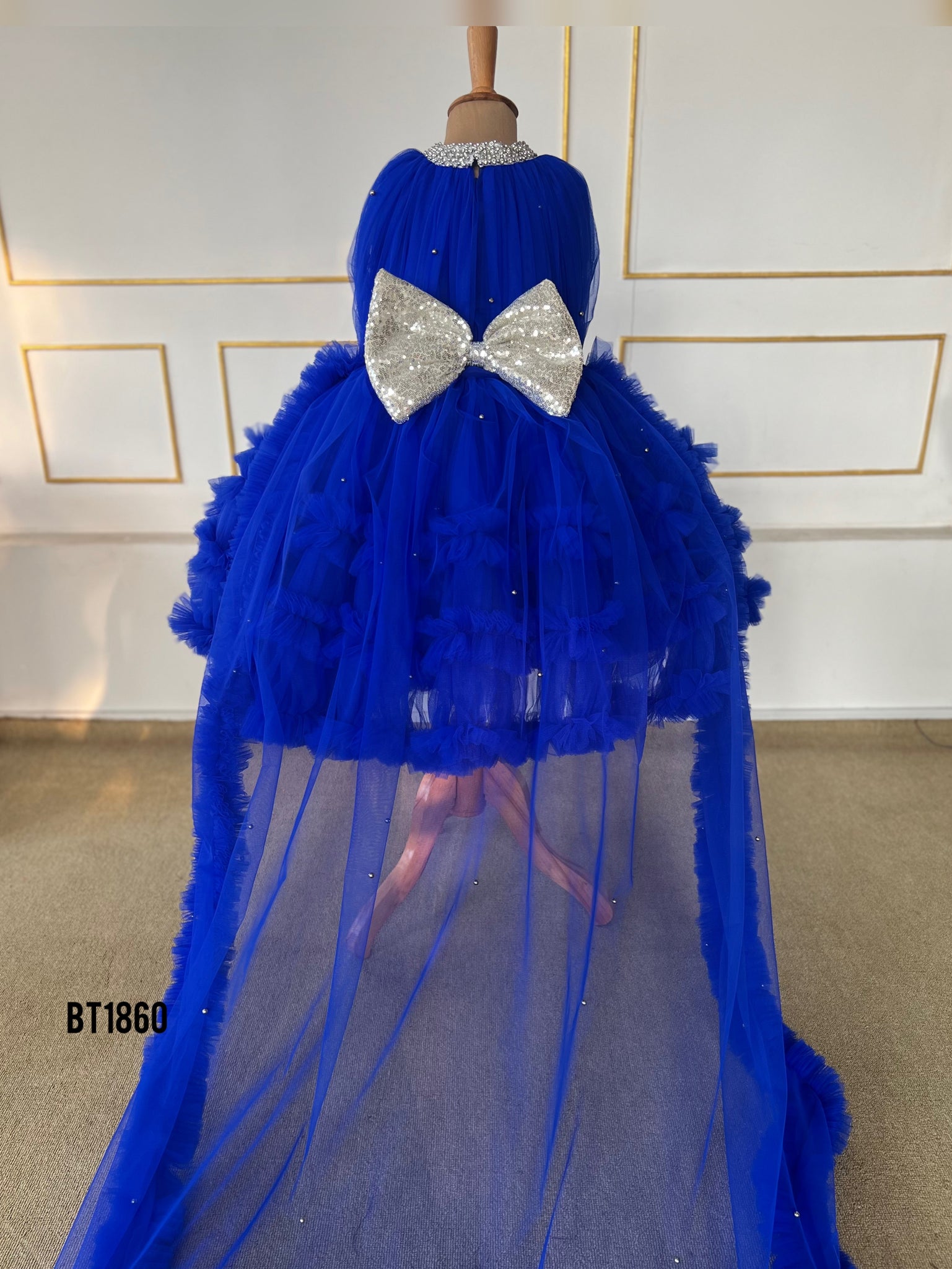 BT1860 Celebrate in Style: Luxe Royal Blue Party Dress BabyTeen Fashion BT1860 Celebrate in Style: Luxe Royal Blue Party Dress BabyTeen Fashion