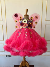 Load image into Gallery viewer, BT1861 Whimsical Wings: Floral Fantasy Dress
