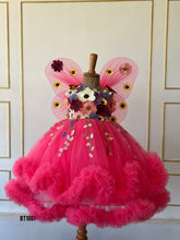 Load image into Gallery viewer, BT1861 Whimsical Wings: Floral Fantasy Dress
