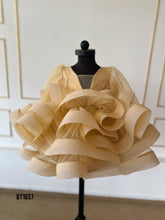 Load image into Gallery viewer, BT1657 Bouncy Crinoline Birthday Party Wear For Baby Girls
