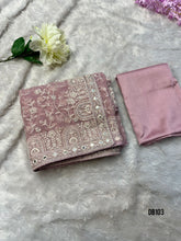 Load image into Gallery viewer, DB103 Ethereal Elegance Saree - Opulent Mother&#39;s Ensemble
