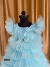 Load image into Gallery viewer, BT1670 Sky Blue Princess: Regal Party Gown for Toddlers
