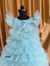 Load image into Gallery viewer, BT1670 Sky Blue Princess: Regal Party Gown for Toddlers
