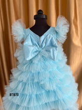 Load image into Gallery viewer, BT1670 Sky Blue Princess: Regal Party Gown for Toddlers
