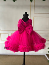 Load image into Gallery viewer, BT1673 Hand Embroidered Party Wear Frock For Baby Girls
