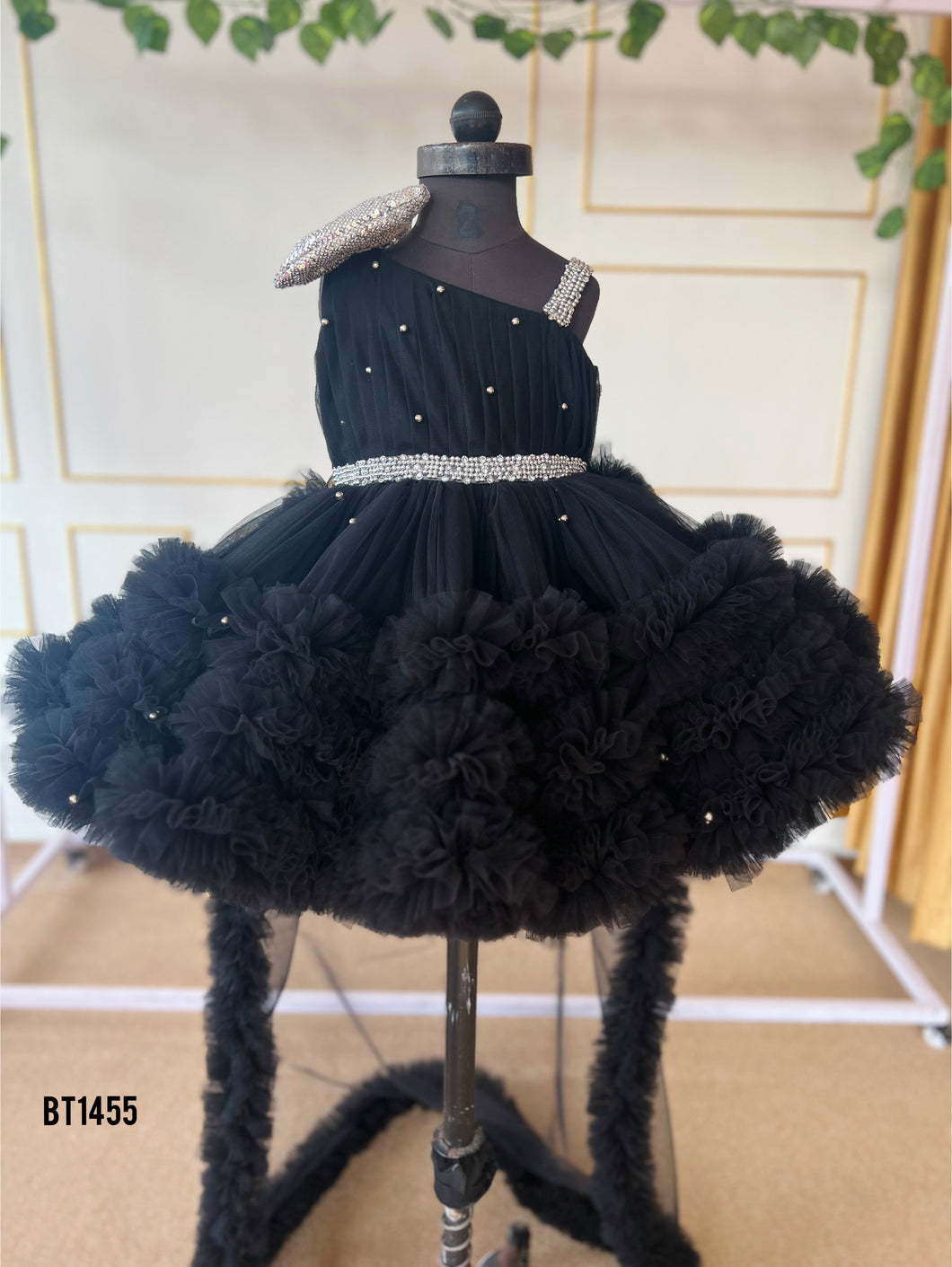 BT1455 Midnight Elegance Party Dress - Twinkling with Sophistication
