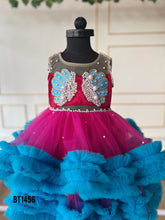 Load image into Gallery viewer, BT1456 Designer Luxury Shell Theme Party Wear Frock
