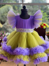 Load image into Gallery viewer, BT1466 Thick Double Color Ruffle Party Wear
