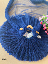 Load image into Gallery viewer, BT1470 Sapphire Elegance Party Frock - Dance into Delight
