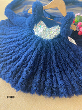 Load image into Gallery viewer, BT1470 Sapphire Elegance Party Frock - Dance into Delight
