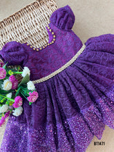 Load image into Gallery viewer, BT1471 Heavy Embroidery Party Wear Frock
