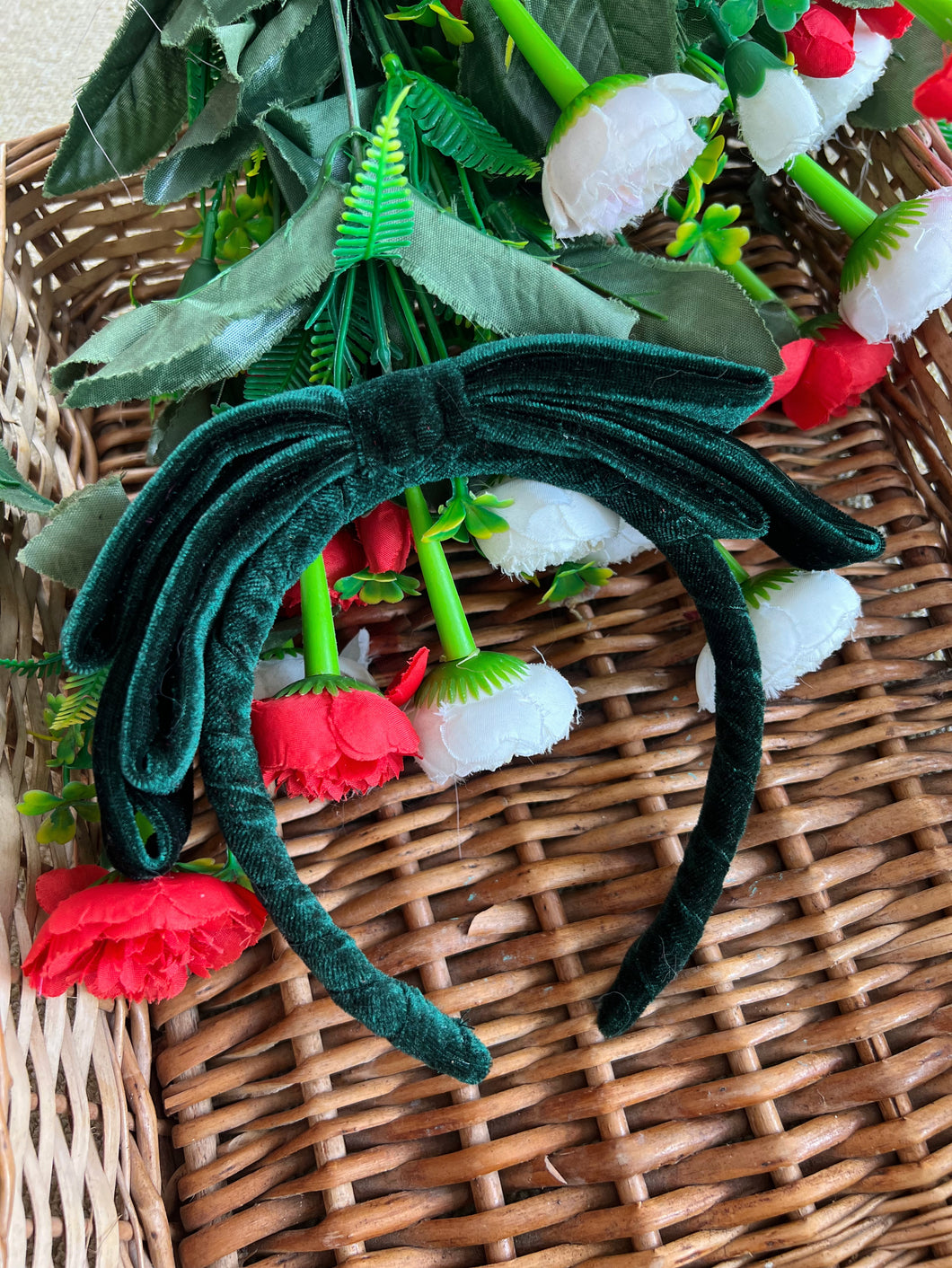 Emerald Elegance - Baby's Velvet Headband