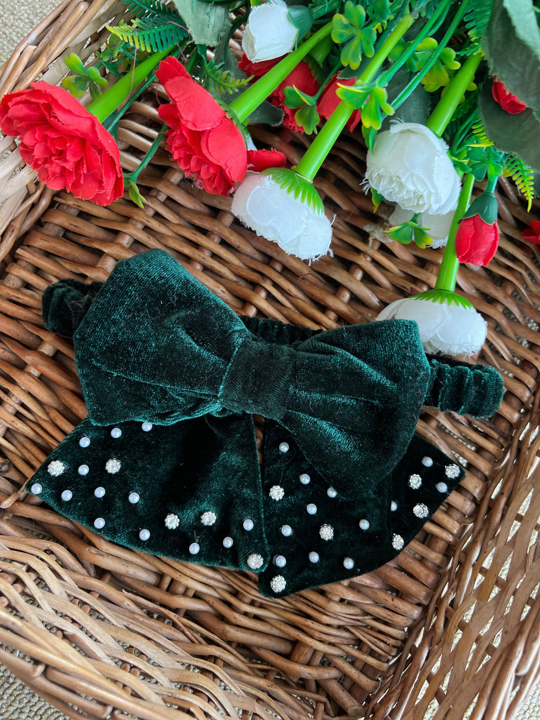 Midnight Sparkle Baby Bow