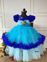 Load image into Gallery viewer, BT1473 Flowers and Butterfly Theme Vibrant Party Wear
