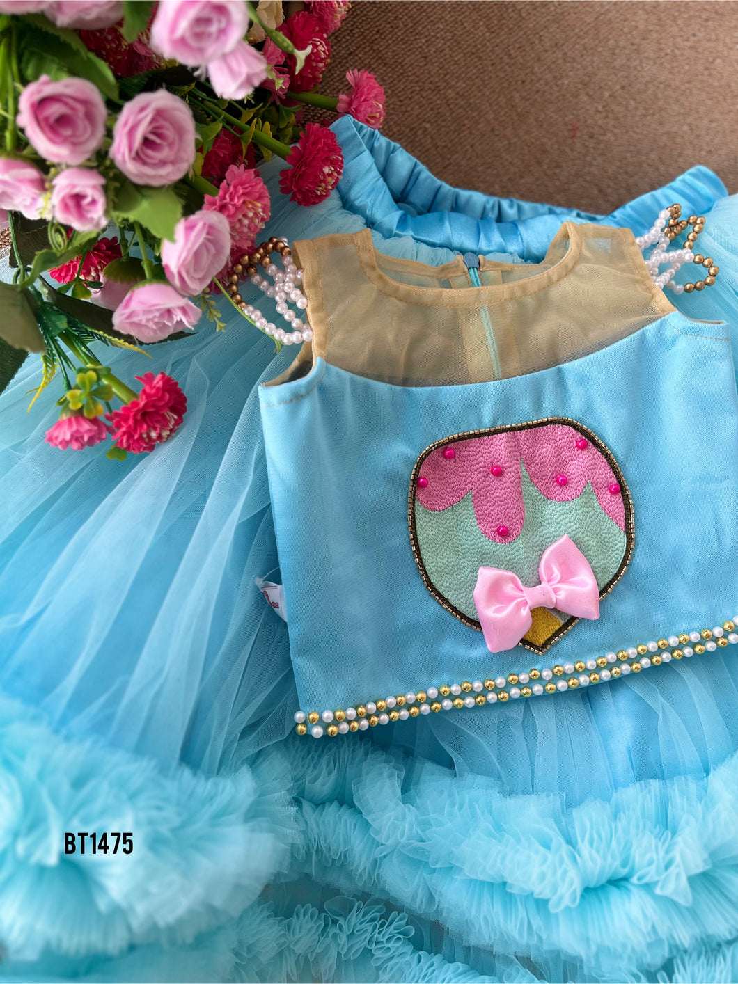 BT1475 Candy Theme Skirt and Crop Top