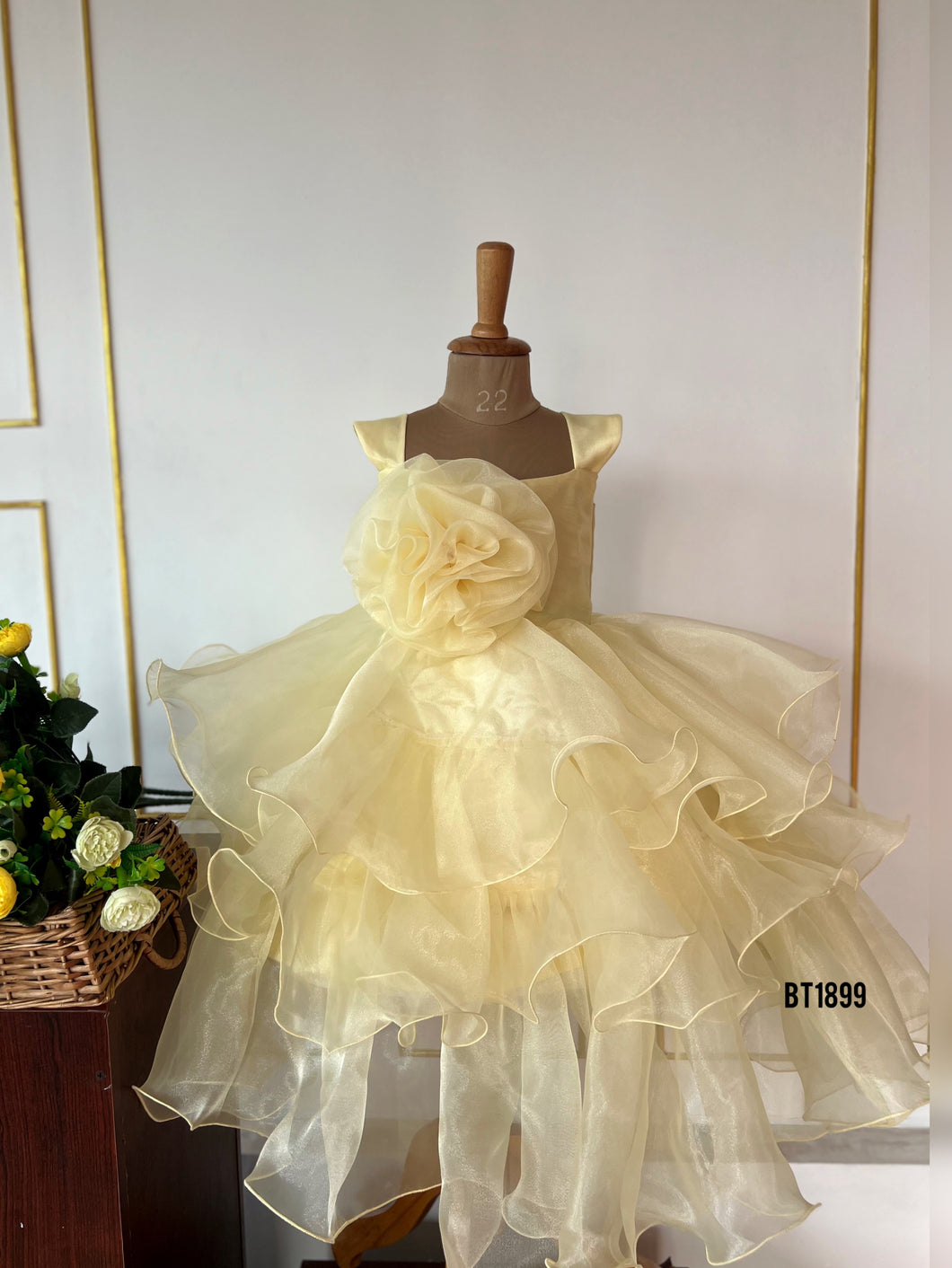 BT1899 Golden Glow Fairy Dress