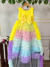 Load image into Gallery viewer, BT1498 Multicolour Long Tail Gown
