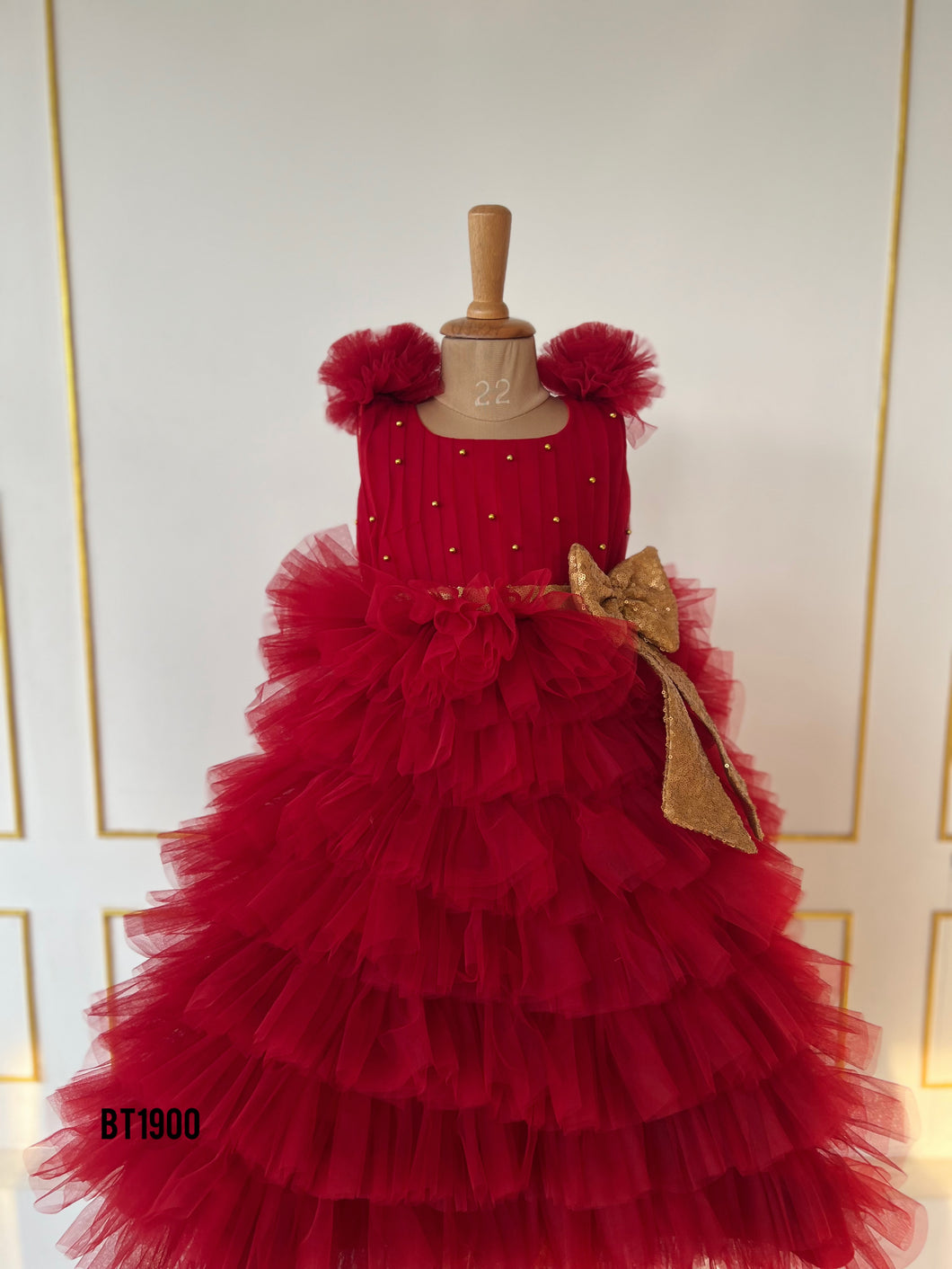 BT1900 Radiant Ruby Gala Dress