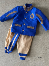 Load image into Gallery viewer, BT2072 🎩 Royal Blue Charm  Boys Party Wear Jhodpuri 👑
