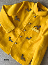 Load image into Gallery viewer, BT2200 Golden Glow Boys Party Wear Jacket: A Royal Look for Little Kings 🦌✨
