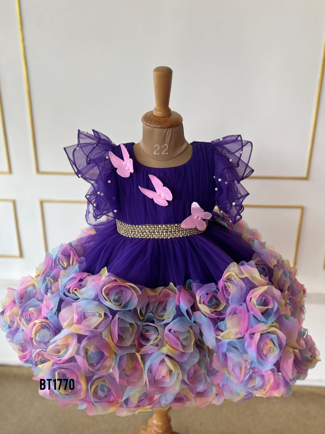 BT1770 Enchanted Garden Flutter Dress for Precious Moments