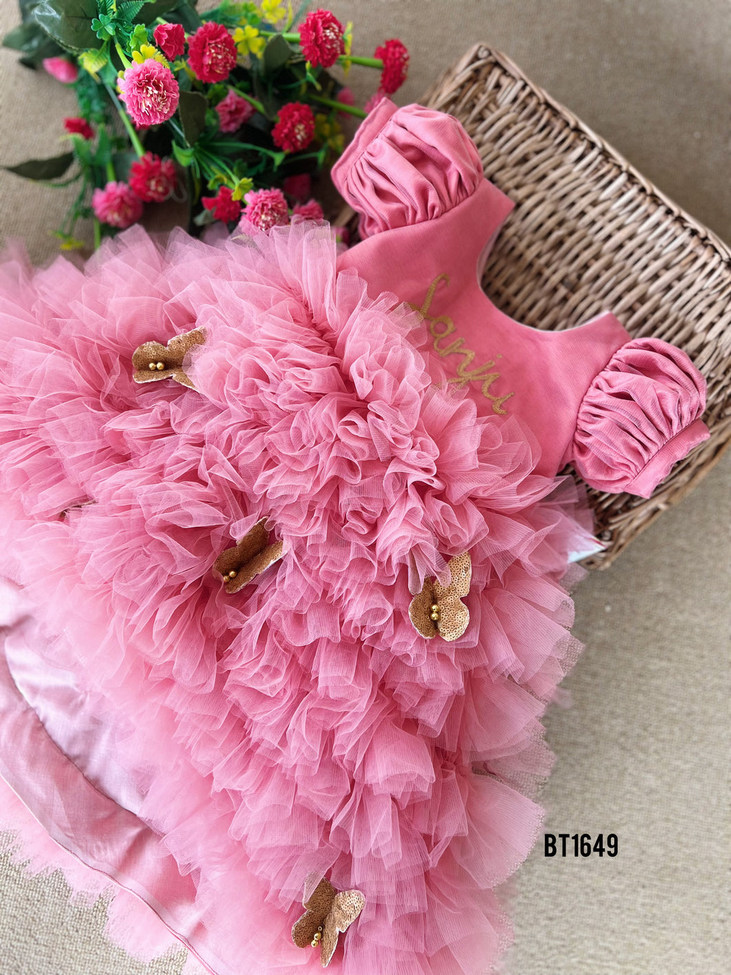 BT1649 Blush of Joy – Baby's Blossom Party Dress