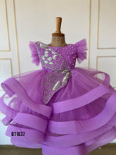 Load image into Gallery viewer, BT1837 Mystic Wings: Enchanted Purple Fairy Dress
