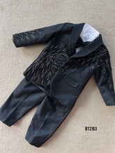 Load image into Gallery viewer, BT2163  Black Designer Party Wear Suit For Boys ✨🖤
