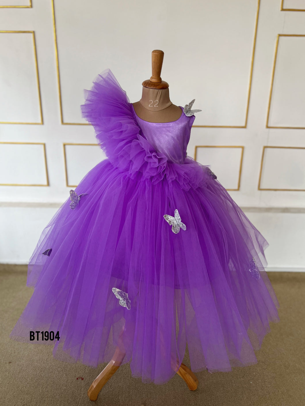 BT1904 Purple Pixie - Baby Party Dress