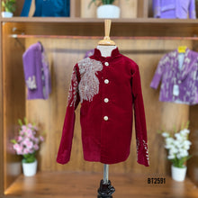 Load image into Gallery viewer, BT2591 Premium Velvet Baby Boy Sherwani  Regal Edition
