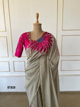 Load image into Gallery viewer, BT1839 Blush of Lotus  Elegance Saree

